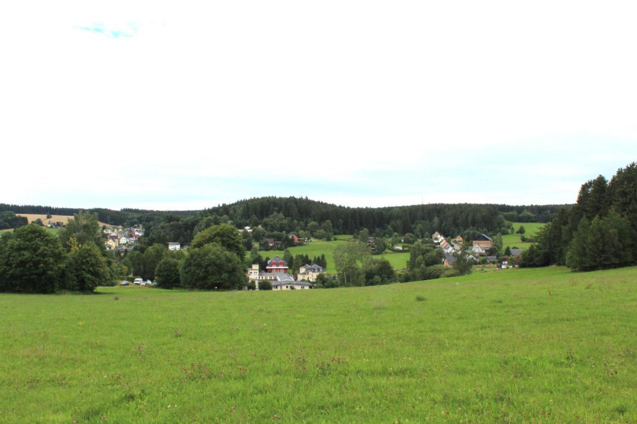 Ferienwohnung Greifenbach, Gartennutzung, Haustiere Willkommen Geyer Eksteriør bilde